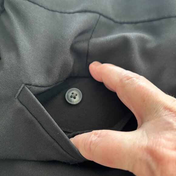 Haggar Classic Fit Dress Pants - Black - Size 38/32 - Picture 9 of 12